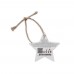 STARSEED Seed paper Xmas ornament STARSEED, white