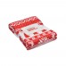 TOSTI RPET fleece blanket 190 gr/m² TOSTI, red
