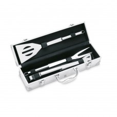 ASADOR 3 BBQ tools in aluminium case ASADOR, silver