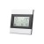 RIPPER Weather station and clock RIPPER, matt silver