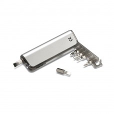 ALUTOOL Multifunctionele LED-zaklamp ALUTOOL, transparant grijs