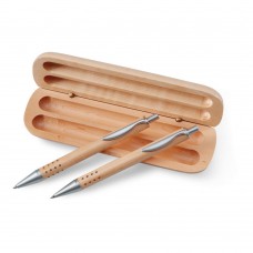 DEMOIN Pen gift set in wooden box DEMOIN, wood