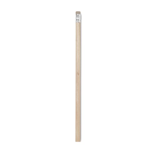 Bleistift mit Radiergummi STOMP, holz