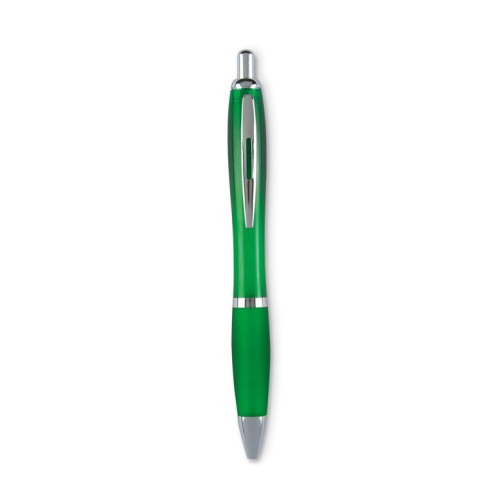 RIOCOLOUR Push button ball pen RIOCOLOUR, transparent green