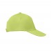 BUZZ Baseballcap met 5 panelen BUZZ, limoen