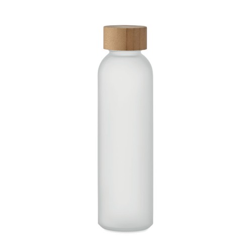ABE Frosted glass bottle 500ml ABE, transparent white