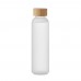 ABE Frosted glass bottle 500ml ABE, transparent white