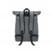 IREA 600D polyester rolltop rugzak IREA, steengrijs