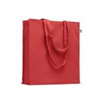 BENTE COLOUR Organic cotton shopping bag BENTE COLOUR, red