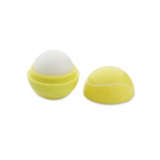TENNIS Lip balm in tennis ball shape, yellow