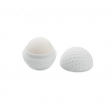 GOLF Lip balm in golf ball shape, white