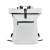 BAI ROLL Laptop PU Rolltop backpack BAI ROLL, white