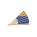 FUNFAN Manual fan flag design FUNFAN, blue