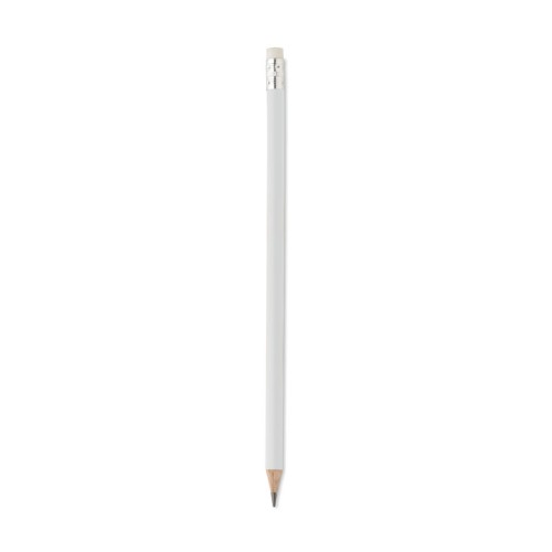 STOMP SHARP Natural pencil with eraser STOMP SHARP, white