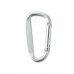 GANCHO Carabiner clip in aluminium. GANCHO, matt silver