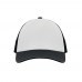 BUBBLE Truckers cap BUBBLE, white/black