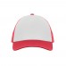 BUBBLE Truckers cap BUBBLE, white/red