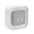 LUCE Gerecyclede ABS/RPET wekker LUCE, wit