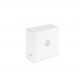LUCE Gerecyclede ABS/RPET wekker LUCE, wit