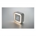 LUCE Gerecyclede ABS/RPET wekker LUCE, wit