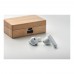 OREBAM TWS earbuds in bamboo case OREBAM, wood