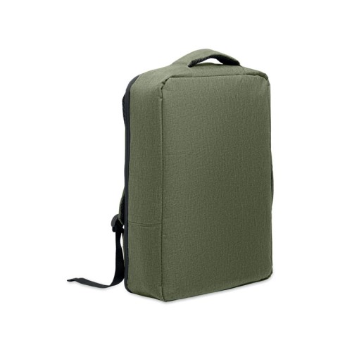 LAUGAR Smalle 15 inch laptop rugzak LAUGAR, legergroen