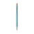 BERGAMO Gerecyclede aluminium balpen BERGAMO, babyblauw