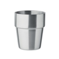 ACERITO Dubbelwandige beker 250ml ACERITO, mat zilver