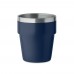 ACERITO Dubbelwandige beker 250ml ACERITO, marineblauw