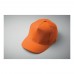 SUNNY 5 panel baseball cap SUNNY, orange