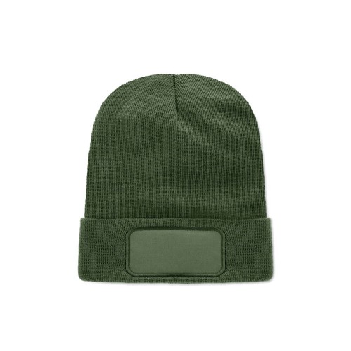 Beanie RPET-Polyester CAPNIT, dunkelgrün Beanie RPET-Polyester CAPNIT, dunkelgrün