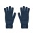 HANDNIT Gebreide handschoenen van RPET HANDNIT, marineblauw