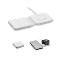 FLIP 2-in-1 opvouwbare lader 15W FLIP, wit