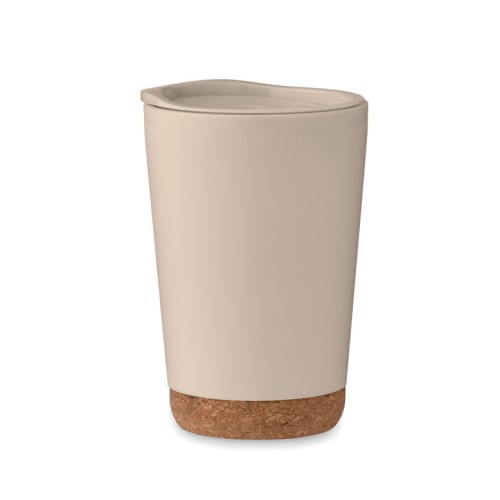 CO Dubbelwandige beker 300ml CO, beige