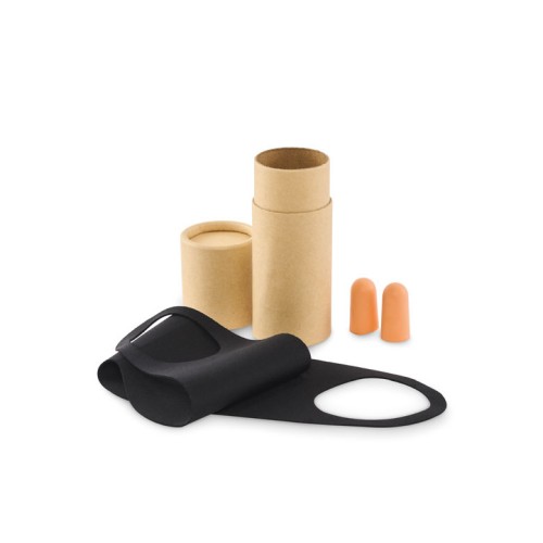 MASKSET Travel set in paper tube box MASKSET, beige