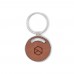 LIRCLE Ronde sleutelhanger LIRCLE, bruin