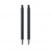 ORWELL Recycled aluminium pen set ORWELL, black