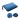 Reisedecke Flanell 220g/m² COZY, blau