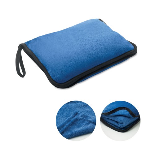 COZY 2 in 1 travel blanket set COZY, blue