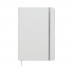 DIN A5 Notizbuch für Gravur ROUTE WHITE, silber