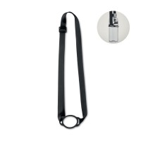 Lanyard mit Getränkehalter LANCUP, schwarz