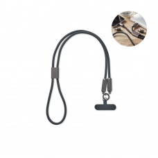 60W Lanyard-Ladekabel SHAKA, schwarz