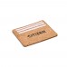 WALLK Cork cardholder with RFID WALLK, beige