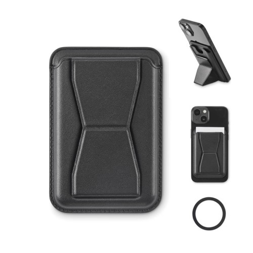2in1 Smartphone-Halter LEAMAG, schwarz 2in1 Smartphone-Halter LEAMAG, schwarz