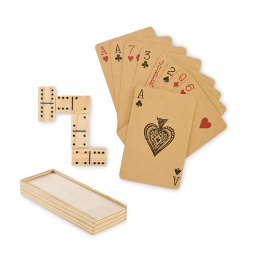 Domino- und Spielkarten-Set DOMI&CARDS, holz Domino- und Spielkarten-Set DOMI&CARDS, holz