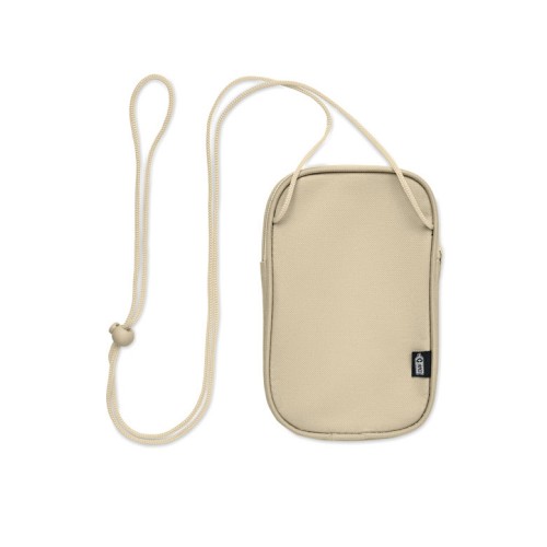 Crossbody-Reisetasche RPET KOROVIN POUCH, beige Crossbody-Reisetasche RPET KOROVIN POUCH, beige