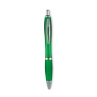 RIOCOLOUR Balpen met drukmechanisme RIOCOLOUR, transparant groen
