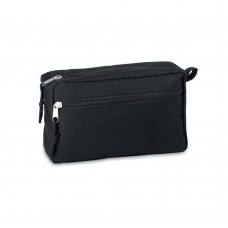 Kosmetiktasche 600D RPET BETTER & SMART, schwarz