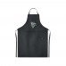 NAIMA APRON Verstelbaar schort van hennep NAIMA APRON, zwart