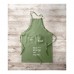 NAIMA APRON Hemp adjustable apron 200 gr/m² NAIMA APRON, green